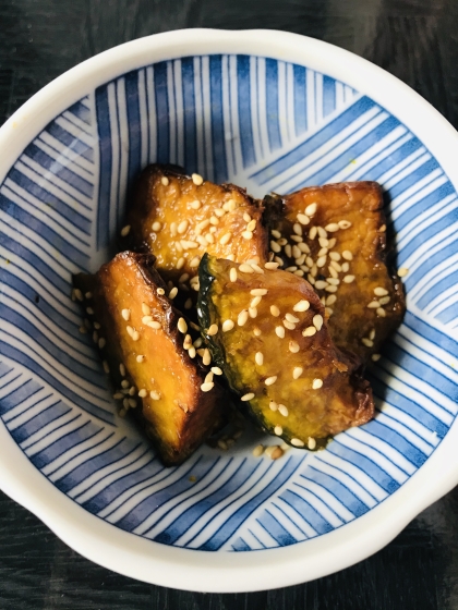 南瓜が柔らかくて食べやすく作ることができました。
甘辛い味付けとゴマの風味が良くて美味しかったです。