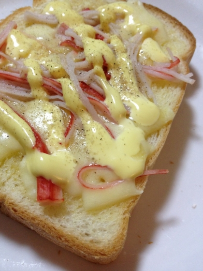 かにかま＆とろけるチーズトースト