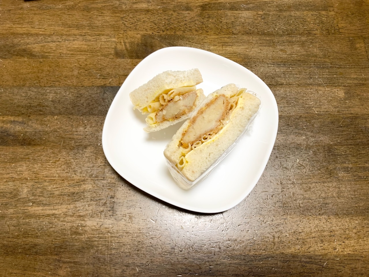 朝食レシピ　コロッケサンド