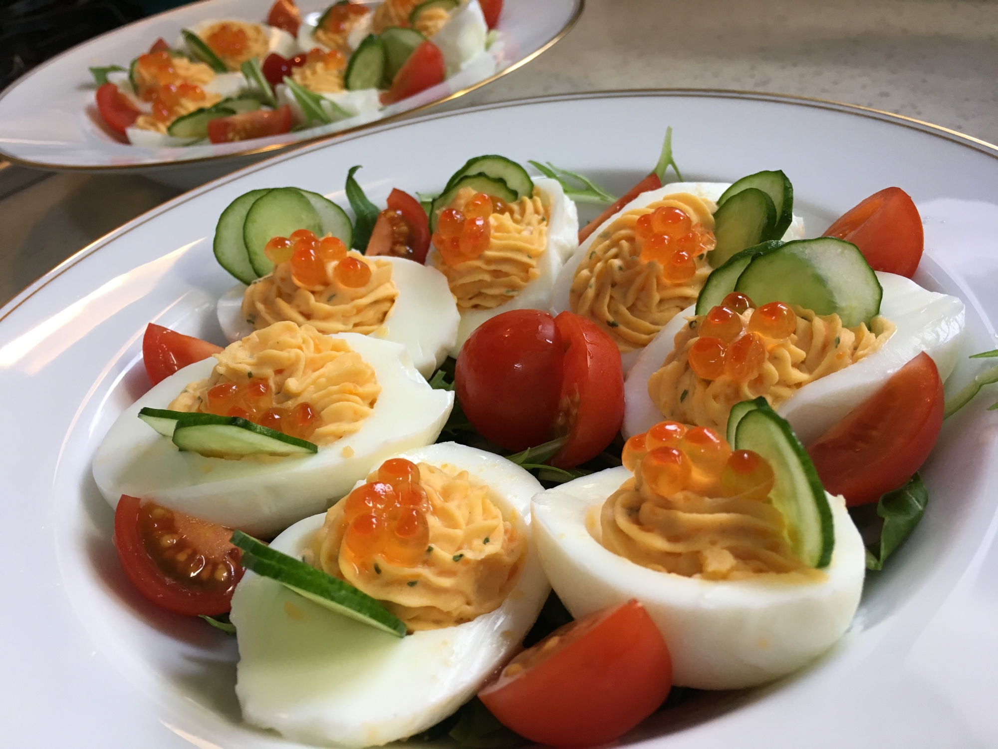 簡単!ゆで卵のオードブル