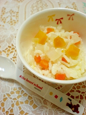 離乳食後期 野菜のおじや アレンジ可 冷凍可 レシピ 作り方 By はちわれ413 楽天レシピ 離乳食後期 野菜のおじや アレンジ可 冷凍可 レシピ 作り方 By はちわれ413 楽天レシピ