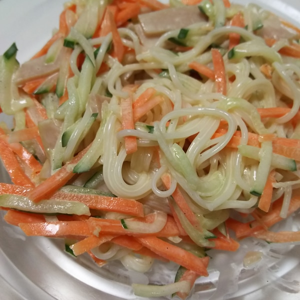 きゅうりとハム 人参のそうめんサラダ レシピ 作り方 By ママ365 楽天レシピ きゅうりとハム 人参のそうめんサラダ レシピ 作り方 By ママ365 楽天レシピ