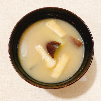 絶品！なすのお味噌汁
