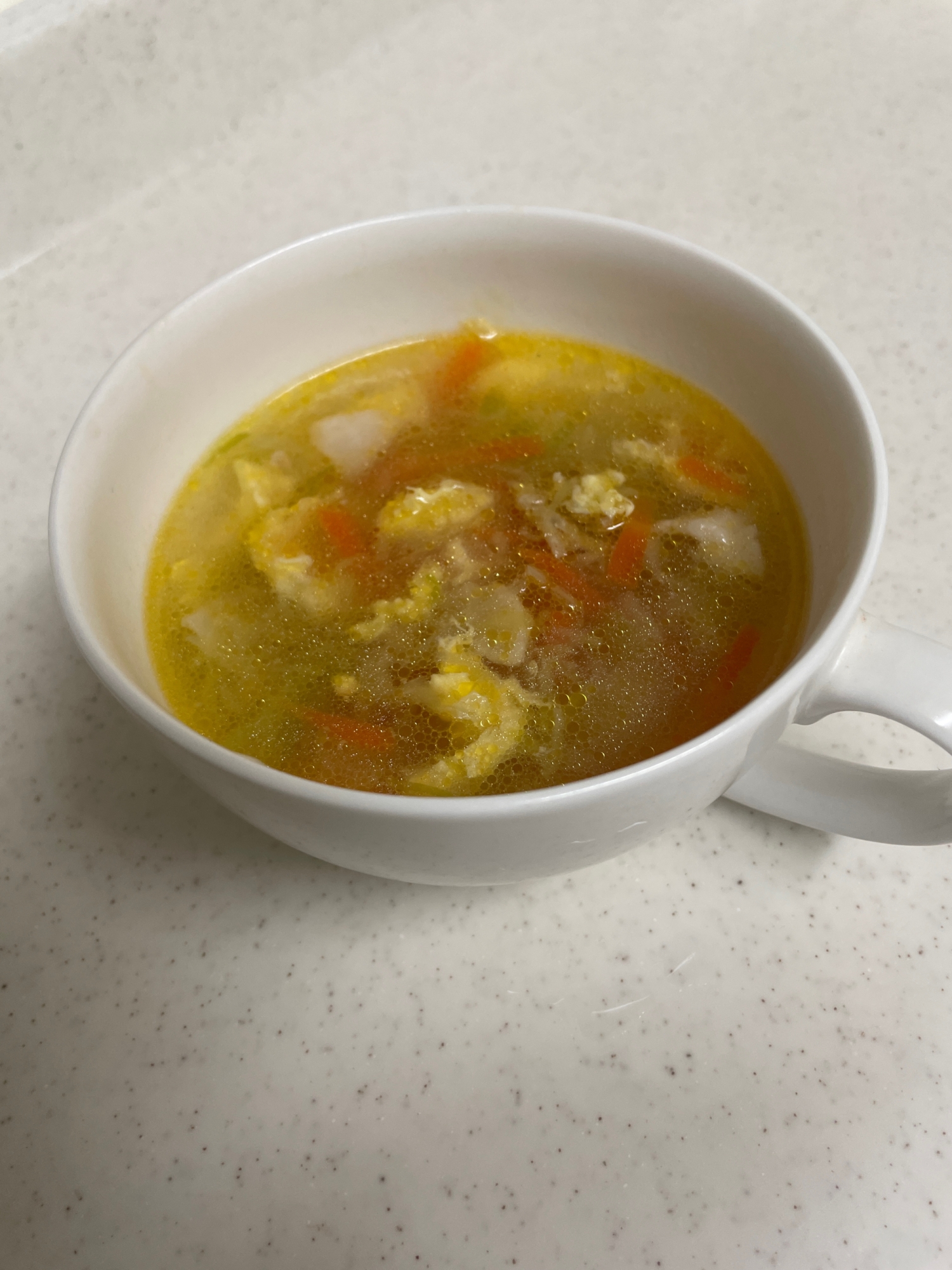 生姜であったか！キャベツと豚バラのあったかスープ