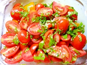 作り置きが便利 トマトとバジルのオリーブオイル漬け レシピ 作り方 By ミーコさん52 楽天レシピ 作り置きが便利 トマトとバジルのオリーブオイル漬け レシピ 作り方 By ミーコさん52 楽天レシピ