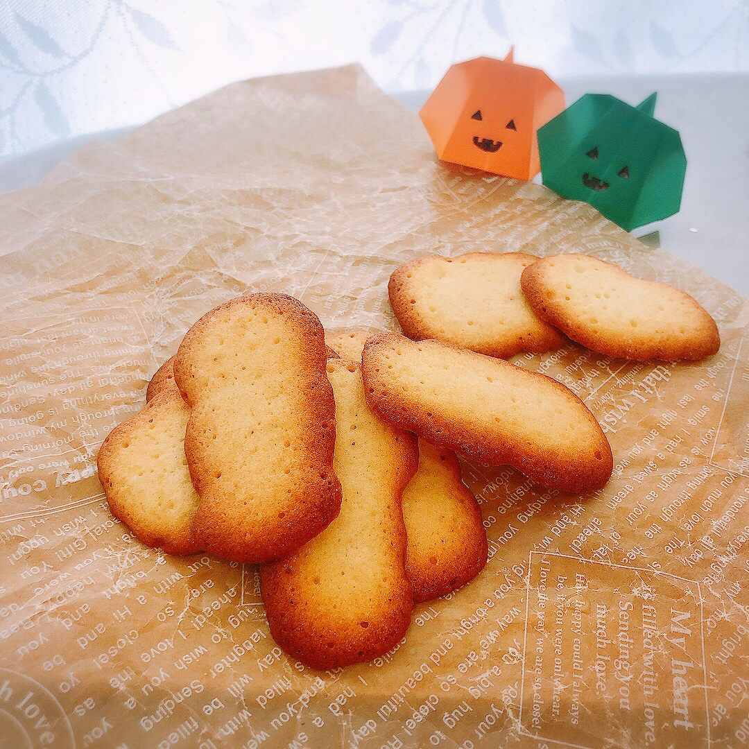 卵白消費ラングドシャ ハロウィンにも