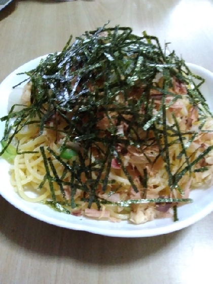 お昼ご飯に作りました！和風味でさっぱりおいしかったです♪またリピートしたいです♪