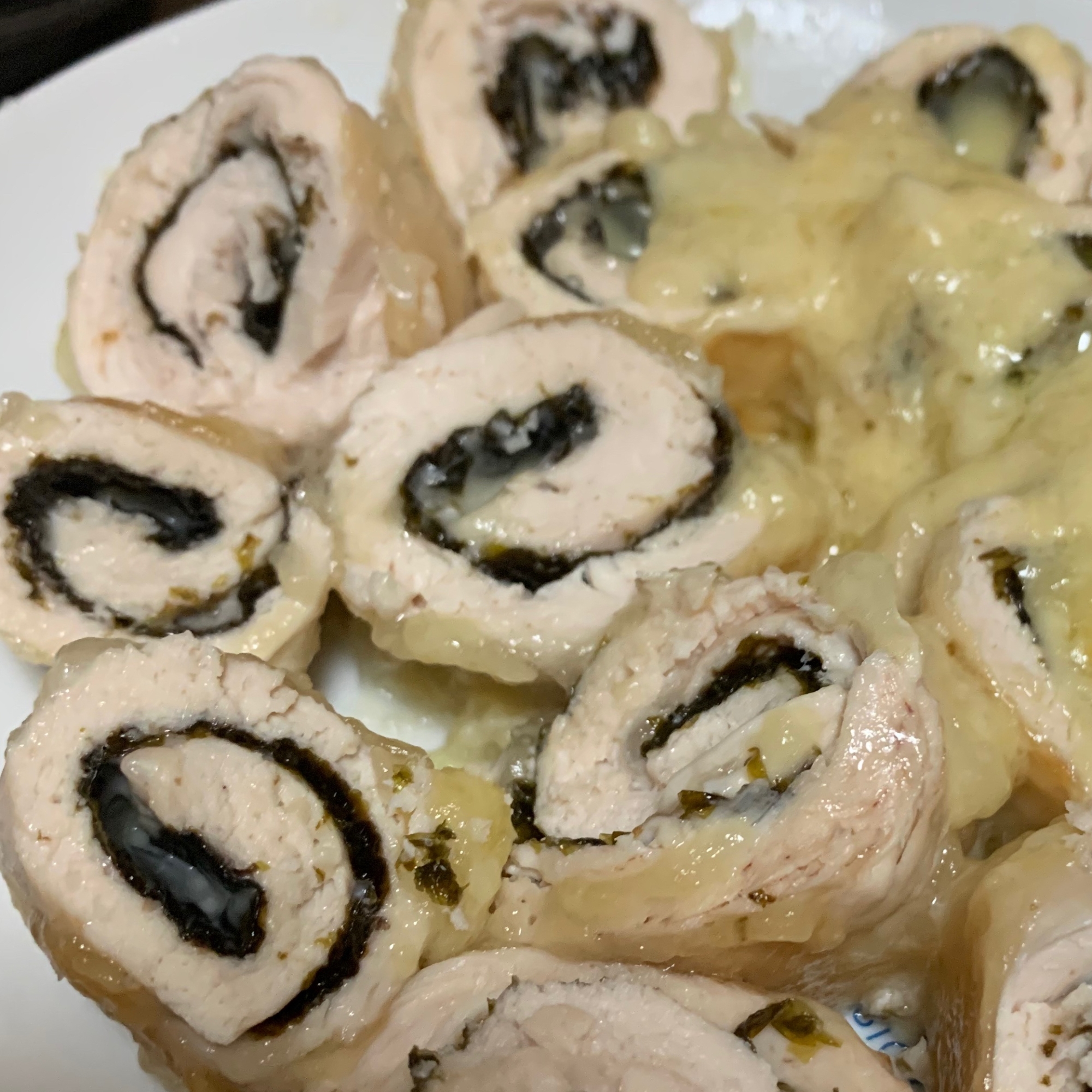 減塩 梅肉ソースで食べる海苔チーズの鶏ささみ巻き