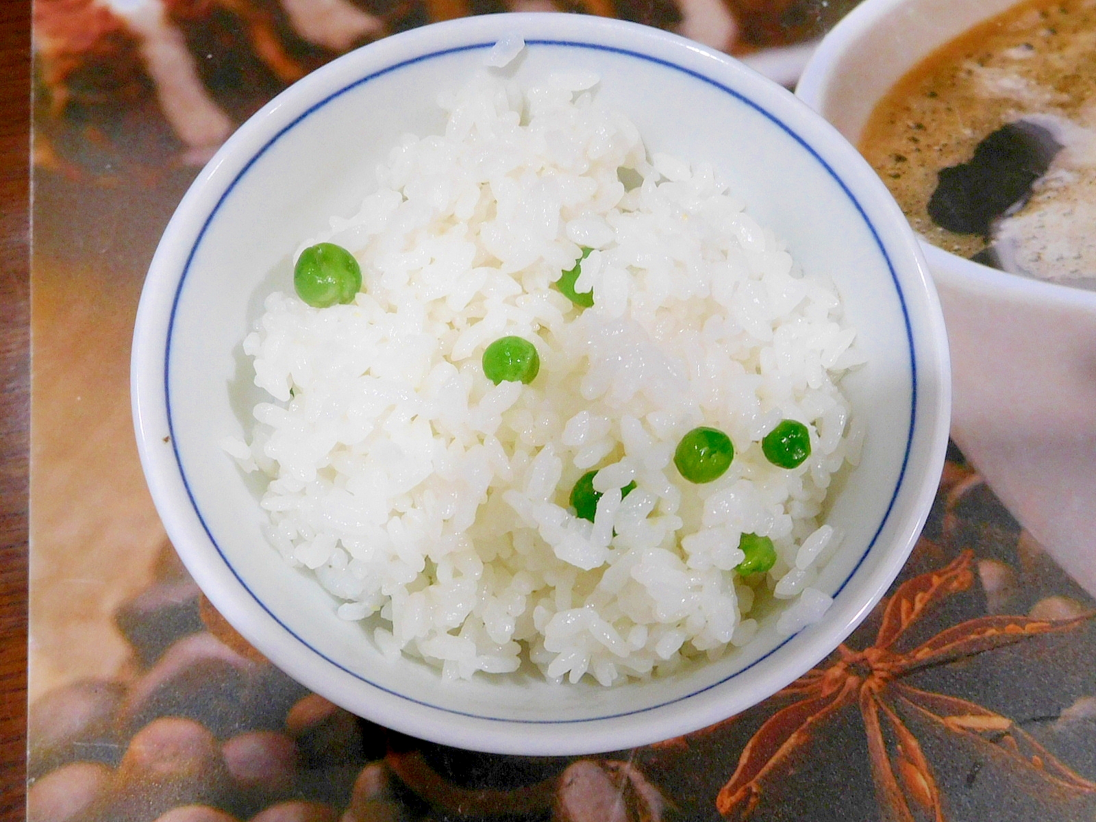 グリンピースご飯