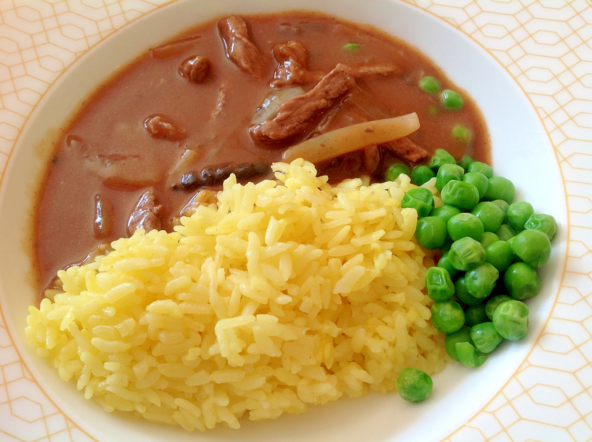 夕飯にハヤシライス