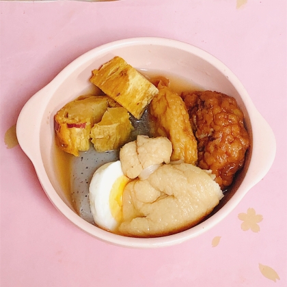 さつまいも入りのおでん