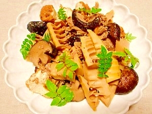 孟宗筍と椎茸の 煮物 レシピ 作り方 By ブルーボリジ 楽天レシピ