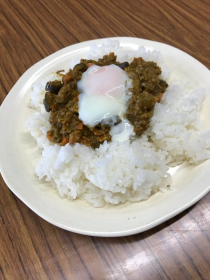 ルーが無かったので、カレー粉で作りました。ピリ辛でしたが、美味しく出来ました^_^
ケチャップ、ウスターソース成る程と思いました。