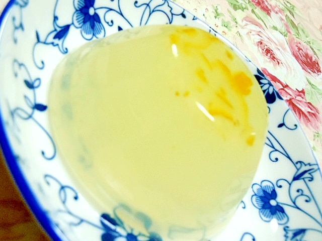 ❤柚子茶と米焼酎のほろ酔い寒天❤