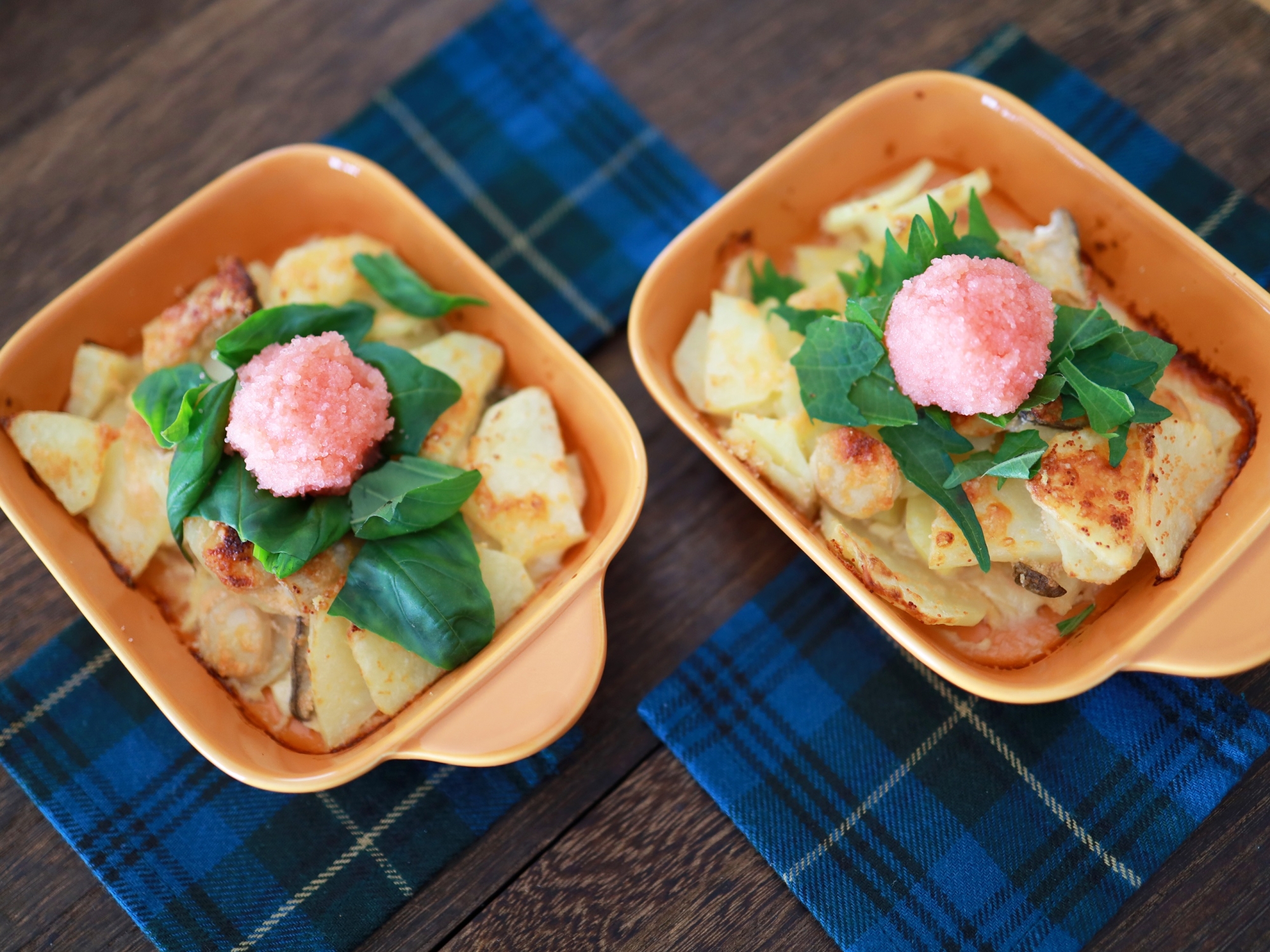 ホワイトソースいらず！生＆焼きたらこの簡単グラタン