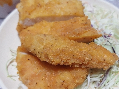 カレー風味☆鶏むね肉の揚げ焼き