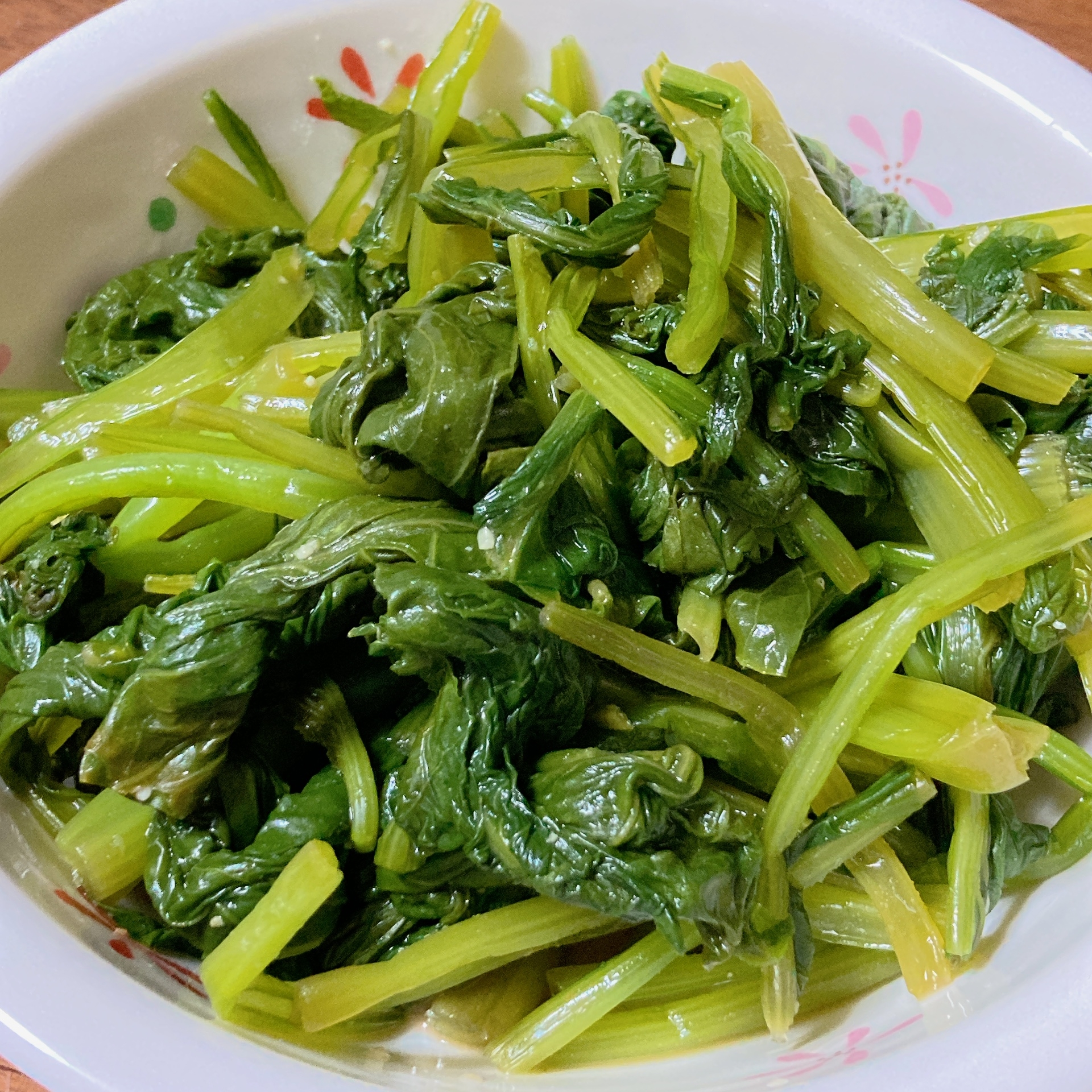 ＜レンチン＞火を使わないで作る小松菜のおひたし