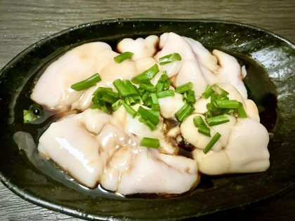 鯛の白子ポン酢