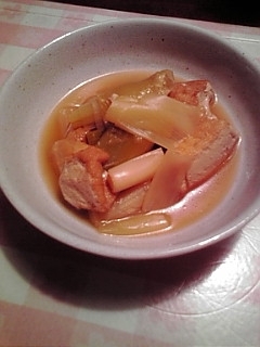 ちょっと煮汁が残ってますが(^-^;)厚揚げにしっかり味がしみていて、ネギも甘味が出て美味しかったです。