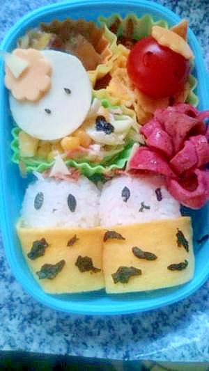キャラ弁 ２０１１年２月２日 レシピ 作り方 By 由奈 文音 楽天レシピ