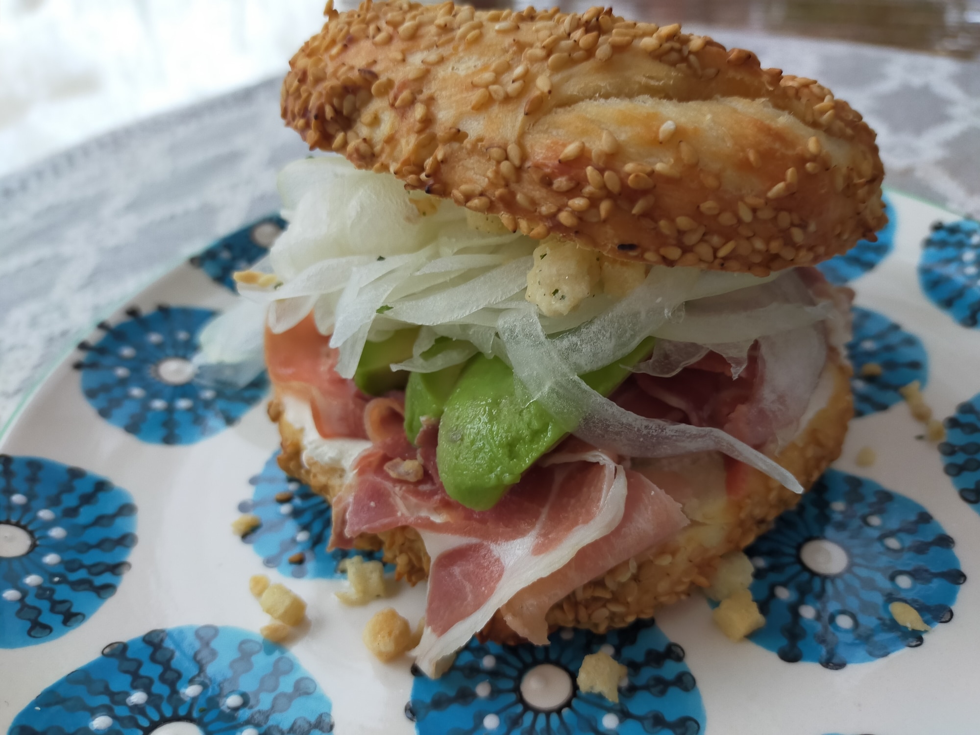 シミットで生ハムサンドイッチ レシピ・作り方 by AKDENiZ 楽天レシピ