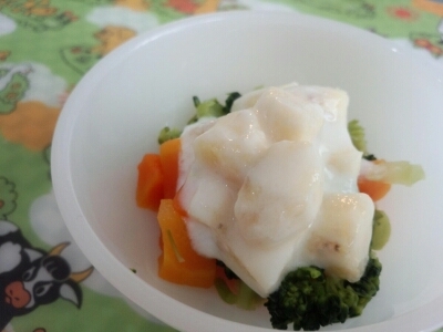 人参とブロッコリーのバナナヨーグルトサラダ 離乳食 レシピ 作り方 By まいを 楽天レシピ 人参とブロッコリーのバナナヨーグルトサラダ 離乳食 レシピ 作り方 By まいを 楽天レシピ