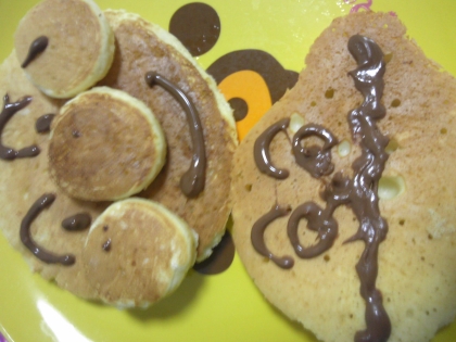 今日は、カレーパンマンも作りました！