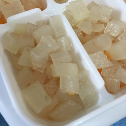 離乳食中期 基本の大根レシピ 冷凍方法 レシピ 作り方 By やぎぽこ 楽天レシピ