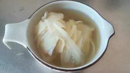 癖のない大根とカレー味が合いますね