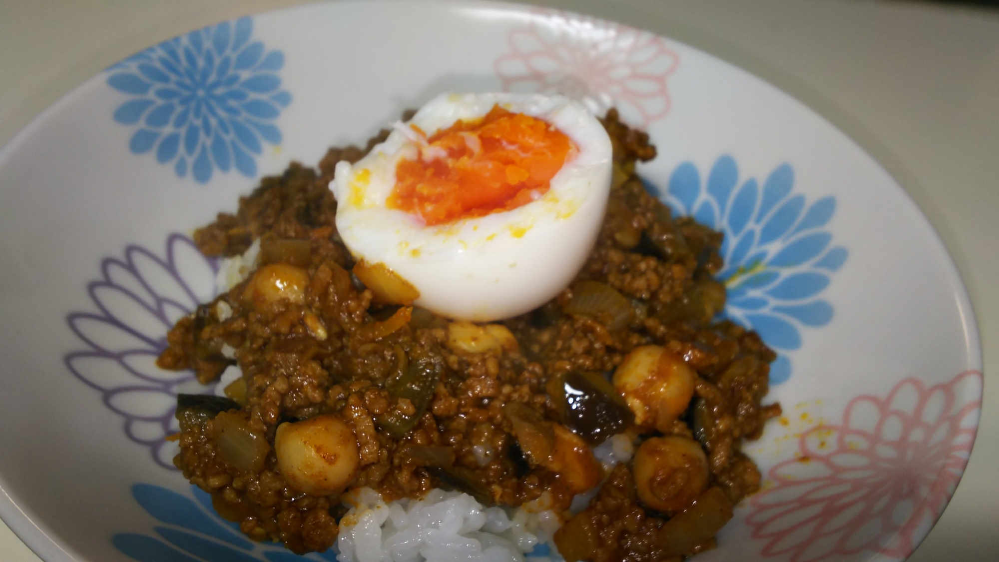 ひよこ豆と野菜たっぷりドライカレー