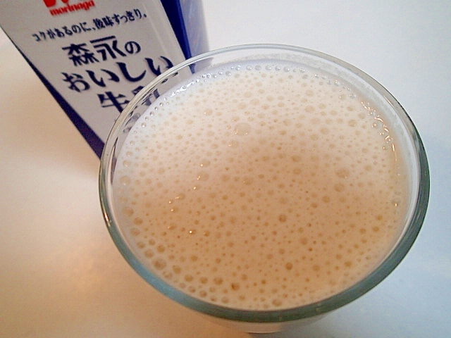 森永のおいしい牛乳で　❤ひえひえバナナシェーク❤