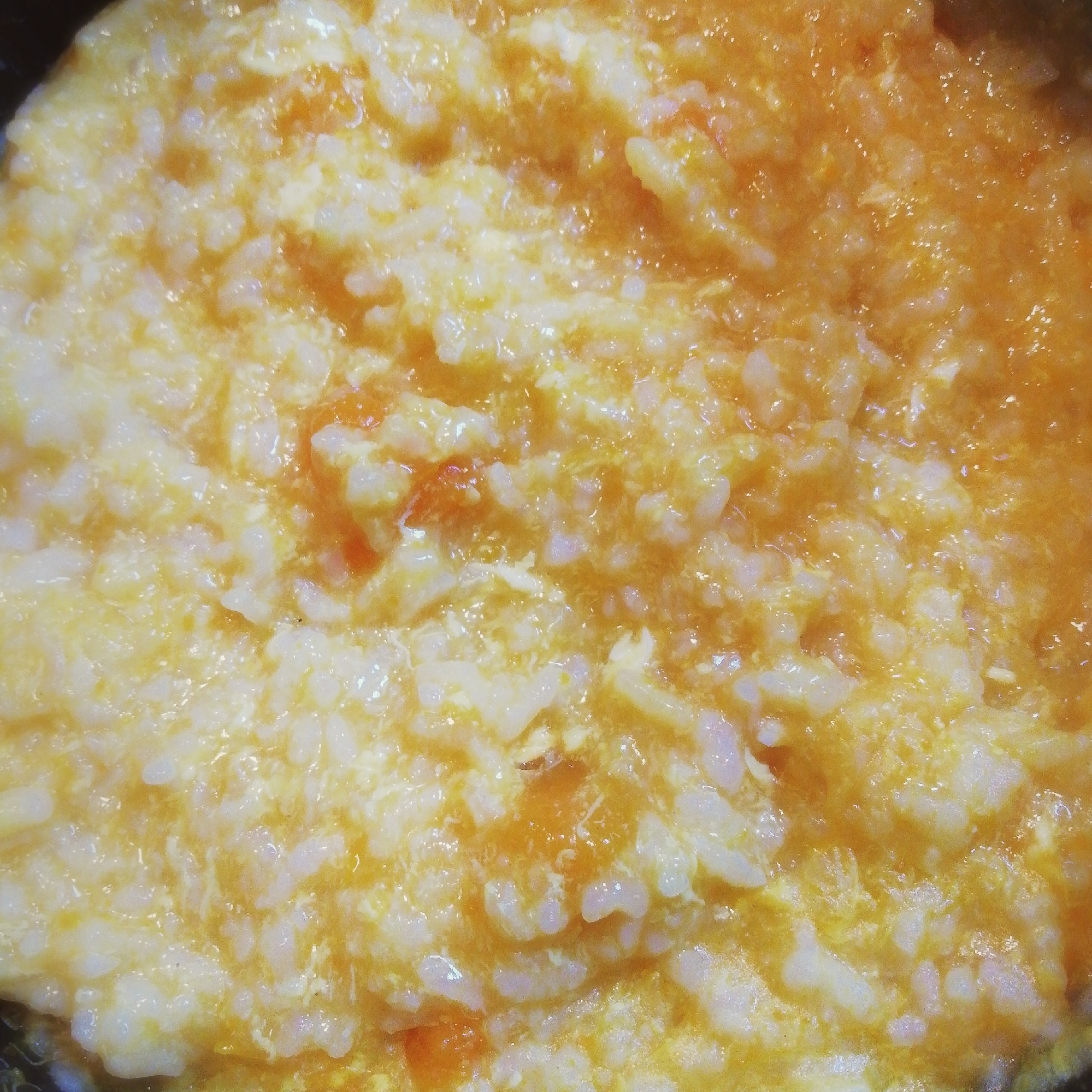 炊飯器レシピ★南瓜と卵のお粥