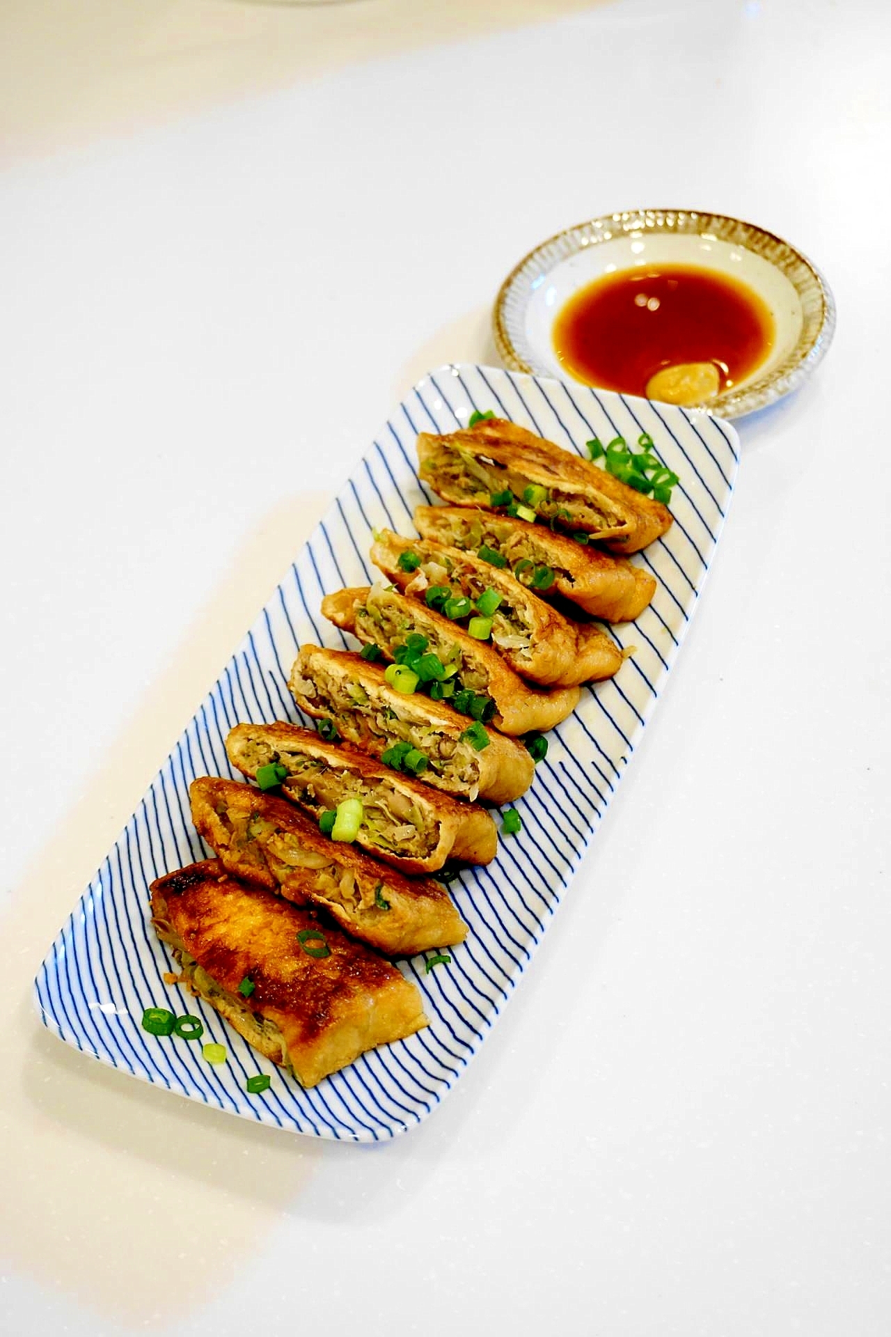餃子のタネが余ったら!油揚げ餃子