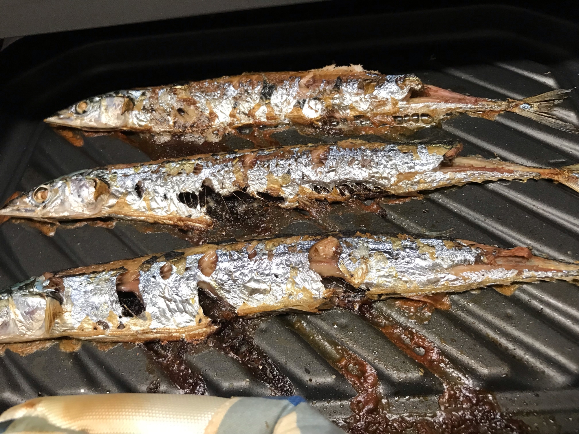 オーブンで！こんがり美味しい秋刀魚の塩焼き
