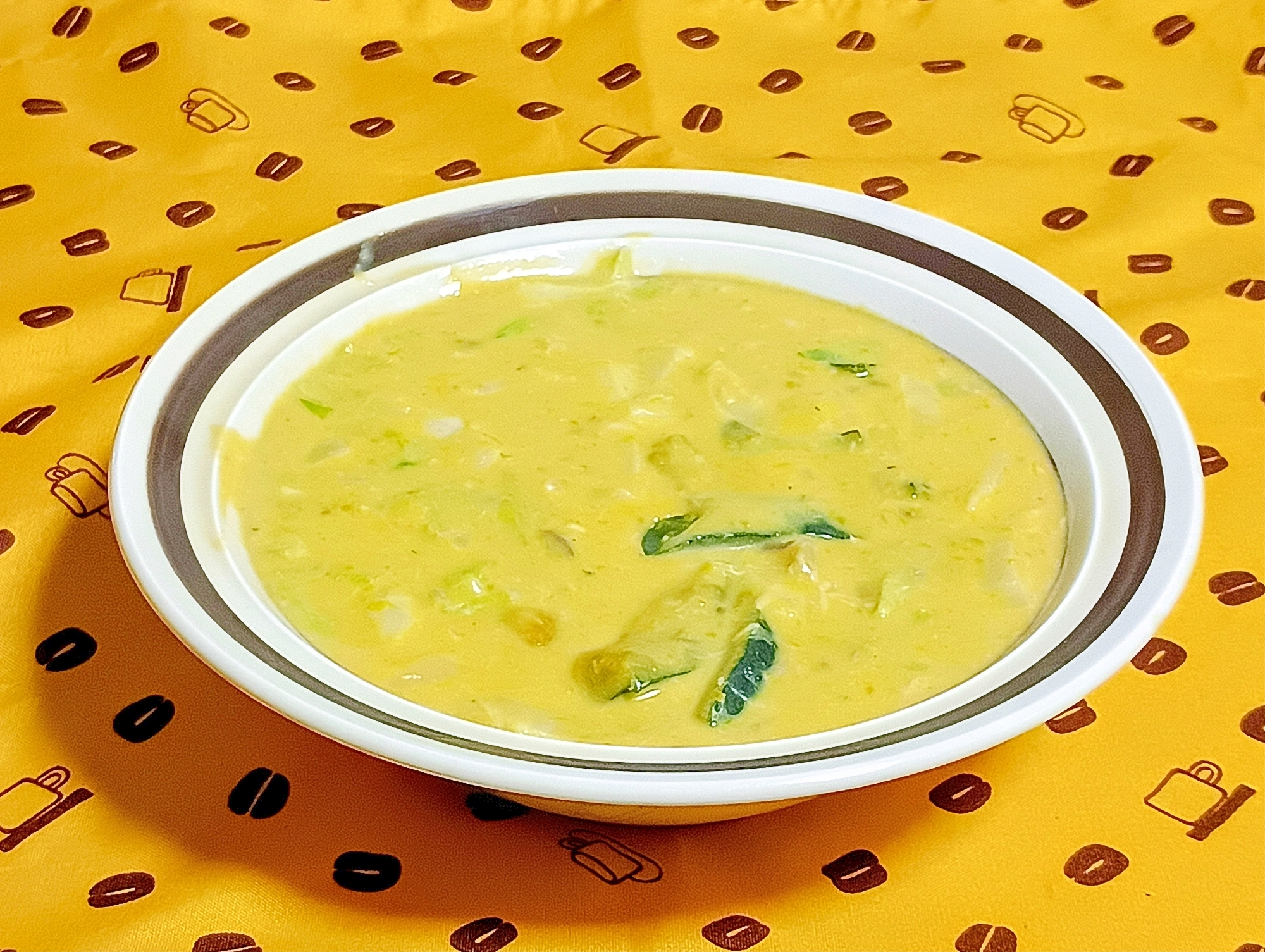 超絶簡単❤南瓜と白菜と鯖缶のポタージュ