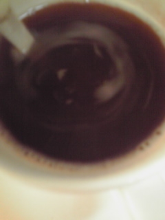 普通のコーヒーにチョコレートシロップですけど（謝）朝実家に行く前飲んでから出発したよ～＾＾美味しかったです＾＾