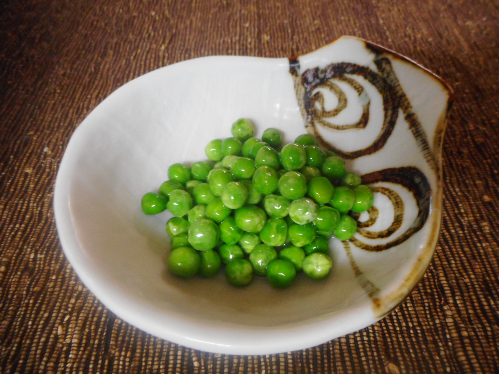 レンジでグリンピースの甘煮