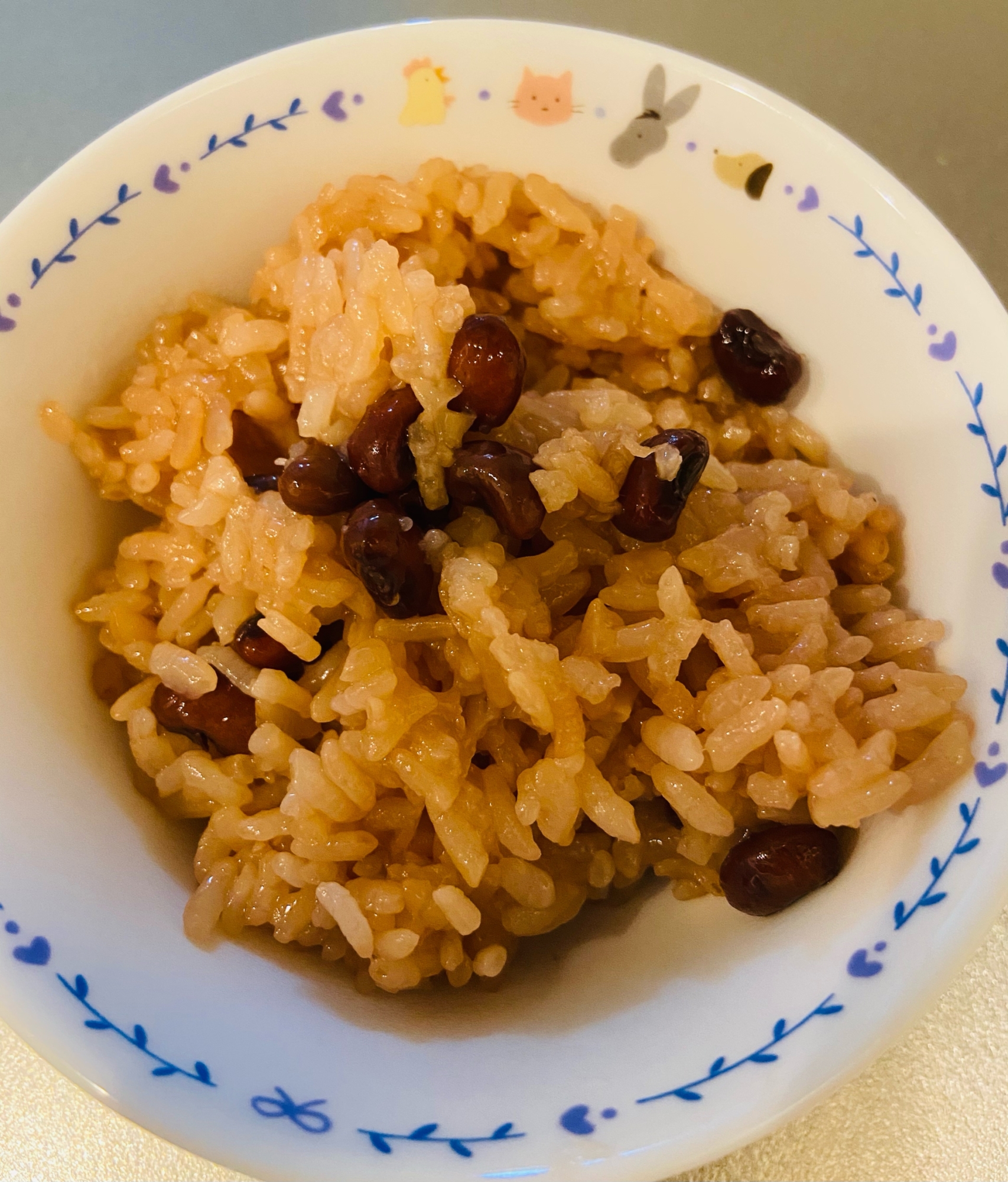 もち米とささげを使い、炊飯器で作る！お赤飯