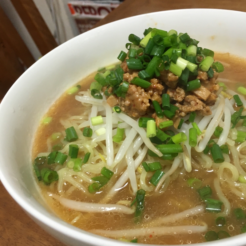 ゴマ肉ミンチ♡ラーメン