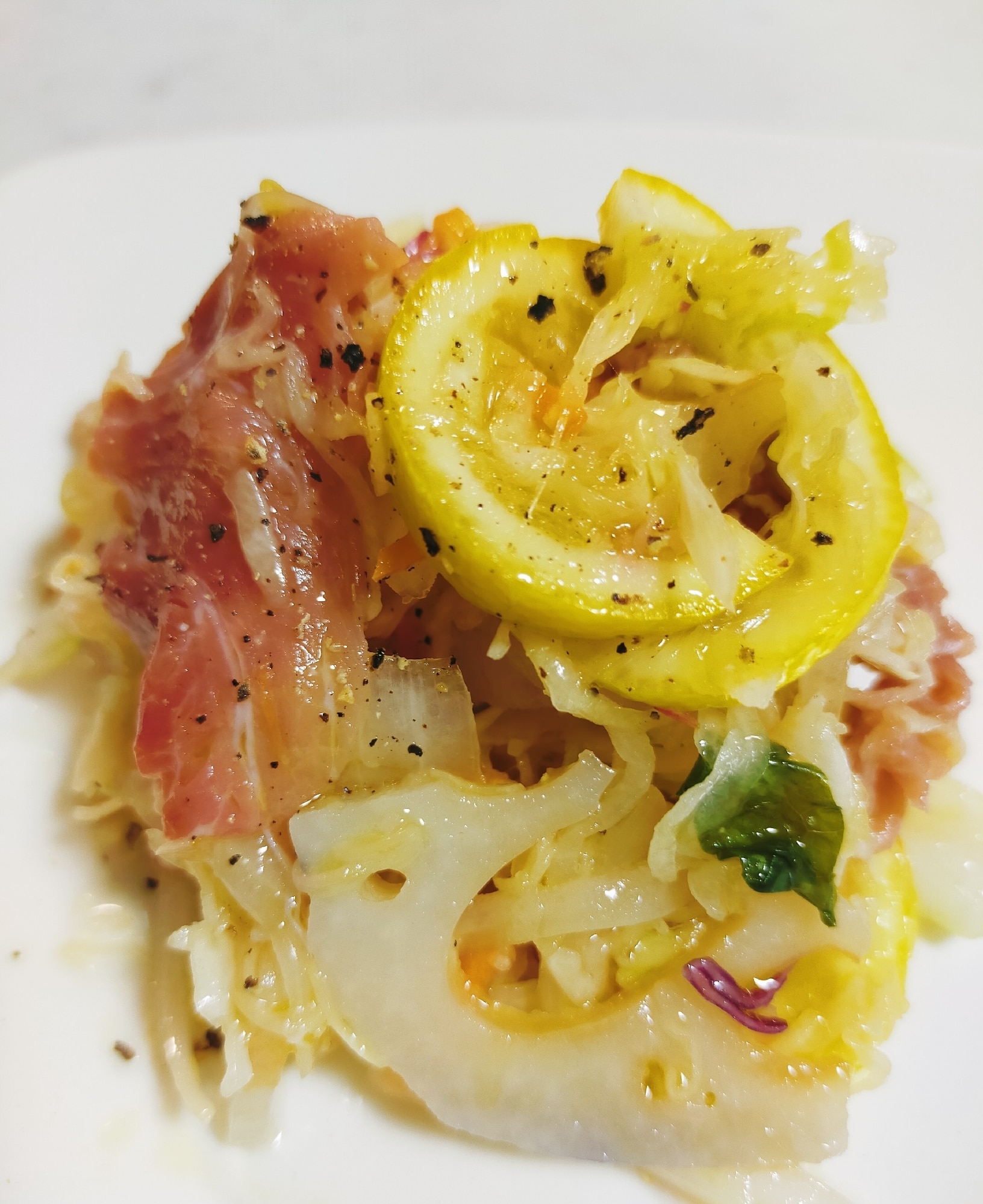 もっと食べたくなる☆生ハムと野菜のマリネ レシピ・作り方 by り