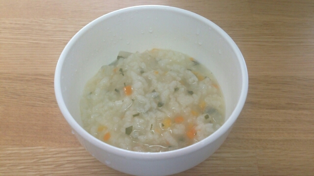 ご飯から作る野菜たっぷりおかゆ 離乳食中期 レシピ 作り方 By けいりゅうママ 楽天レシピ ご飯から作る野菜たっぷりおかゆ 離乳食中期 レシピ 作り方 By けいりゅうママ 楽天レシピ