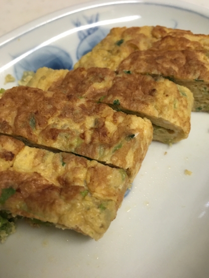 餃子のあん入り卵焼き