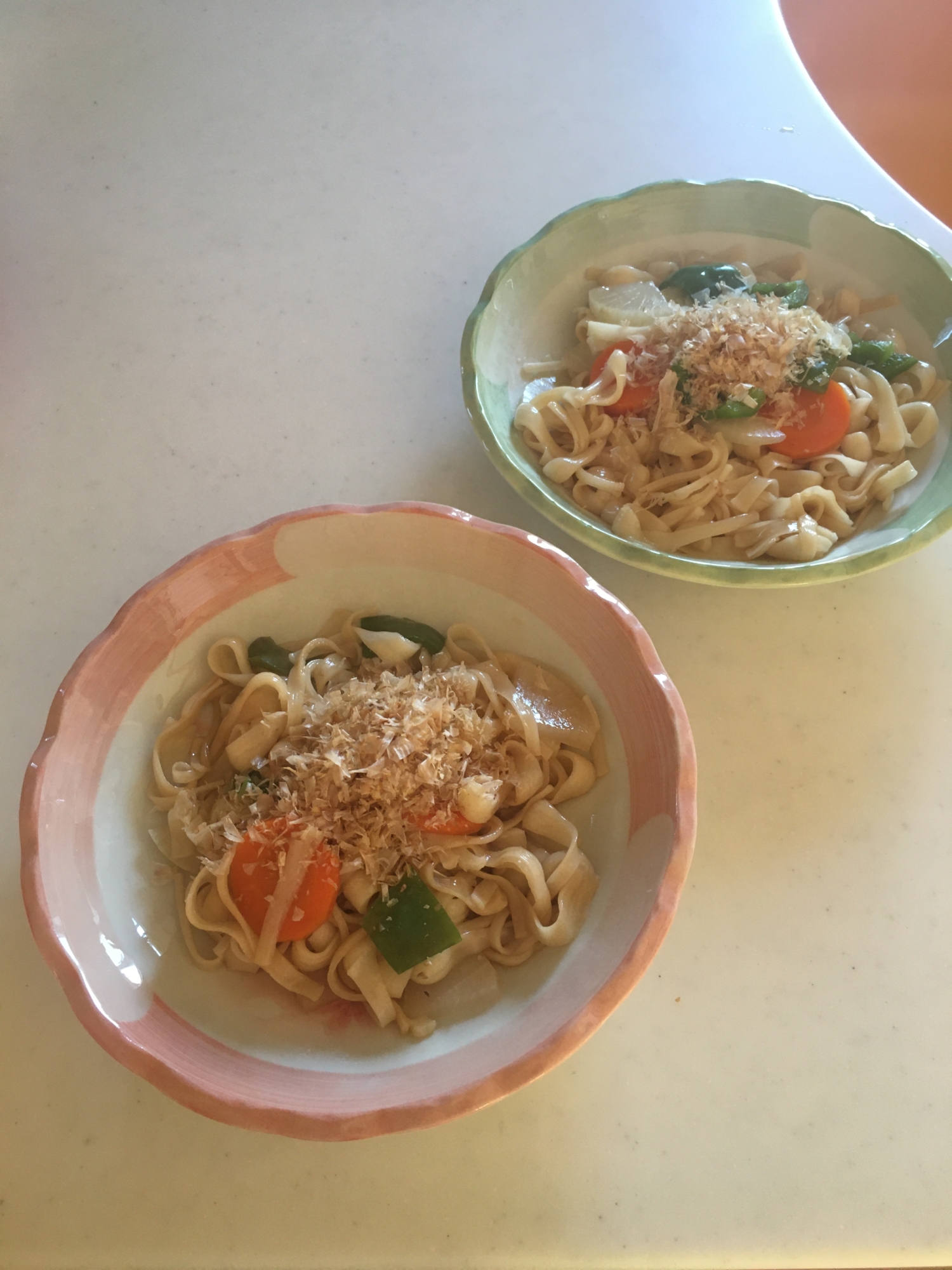 残り物野菜の皿うどん