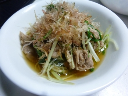 水菜で簡単おひたし♪