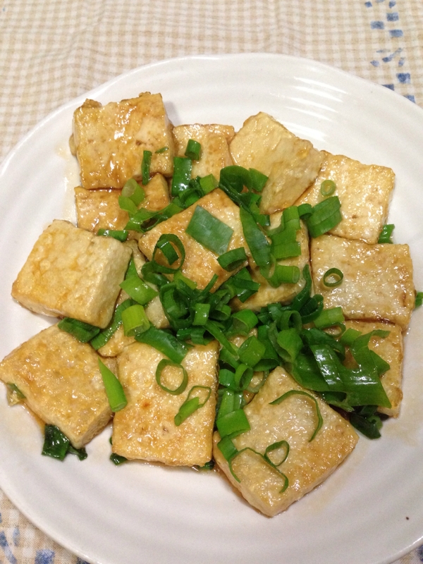 木綿豆腐の照り焼き♪