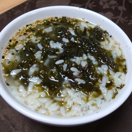 主人のお茶漬け　あおさたっぷりわさび風味