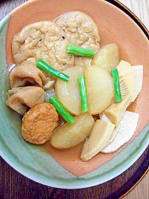 タケノコと大根の煮物