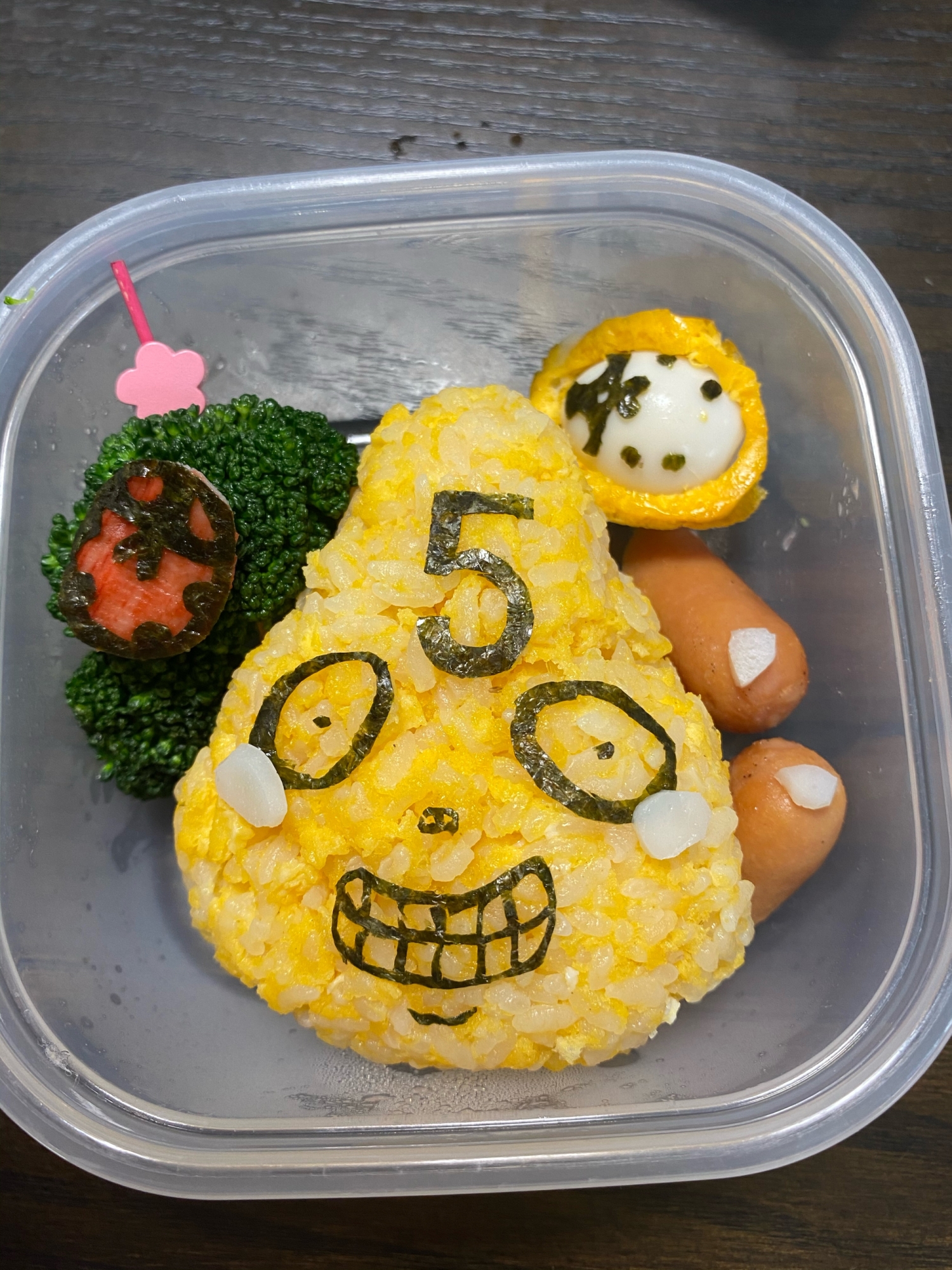 キャラ弁！ジョジョ弁！5期を模したNo.5のお弁当