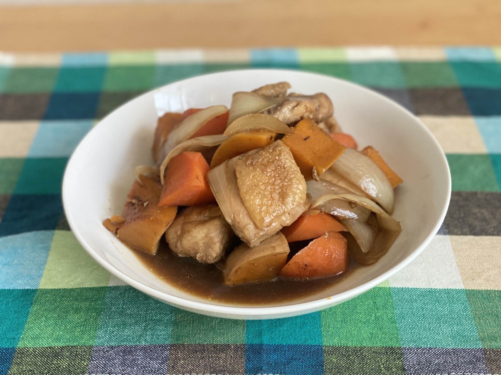 鶏とかぼちゃのポン酢煮