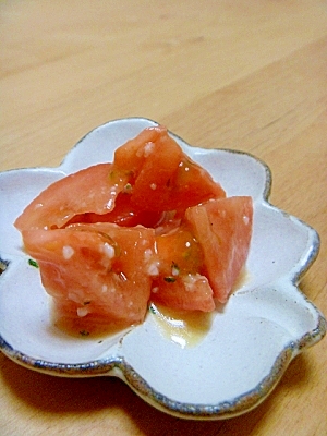 トマトの塩麹マリネ